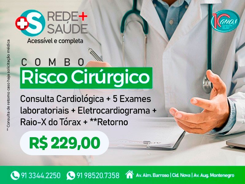 COMBO RISCO CIRÚRGICO